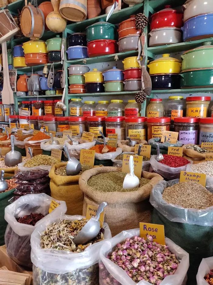 naxos market local food